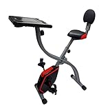 Ultrasport F-Bike, Fahrradtrainer, Klappbar Heimtrainer mit Trainingscomputer, 8 Widerstandsstufen,...