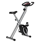 Ultrasport F-Bike,F-Rider Basics,Fahrradtrainer,Fitnessfahrrad LCD Trainingscomputer,Klappbarer...