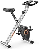 YOSUDA Heimtrainer Fahrrad Klappbar, Faltbares Heimtrainer 150kg Belastbar, Platzsparendes...