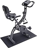 Sportneer Heimtrainer Fahrrad Klappbar für Zuhause - Ergometer Heimtrainer mit 16 Magnetische...