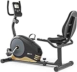 Hop-Sport Liegeergometer HS-040L, sicherer Liegeheimtrainer mit Handpulssensoren, komfortabler...