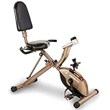 Exerpeutic GOLD 525XLR Klappbarer Liege-Heimtrainer/ Recumbent Bike mit 181kg maximalem...