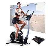 Christopeit Sport Ergometer Heimtrainer Eco 1000 inkl. Bodenschutzmatte - Generator,...