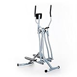 HOMCOM Crosstrainer Heimtrainer mit LCD-Anzige, Verstellbarer Stepper, Ellipsentrainer,...