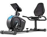 Hop-Sport Liegeergometer HS-2050L – Sitzergometer mit 8kg Flywheel System blue