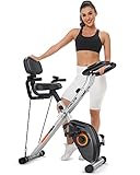 YOSUDA 3-in-1 Heimtrainer Fahrrad Klappbar, Faltbares Heimtrainer 150kg Belastbar, Platzsparendes...