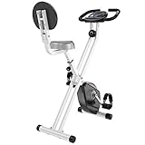 HOMCOM Heimtrainer F-Bike Fahrradtrainer mit 8 stufig einstellbarem Magnetwiderstand...