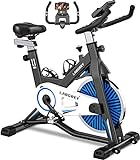 LABGREY Heimtrainer Fahrrad, Fitness Fahrrad für Zuhause, Indoor Kardio Training, Bike mit...